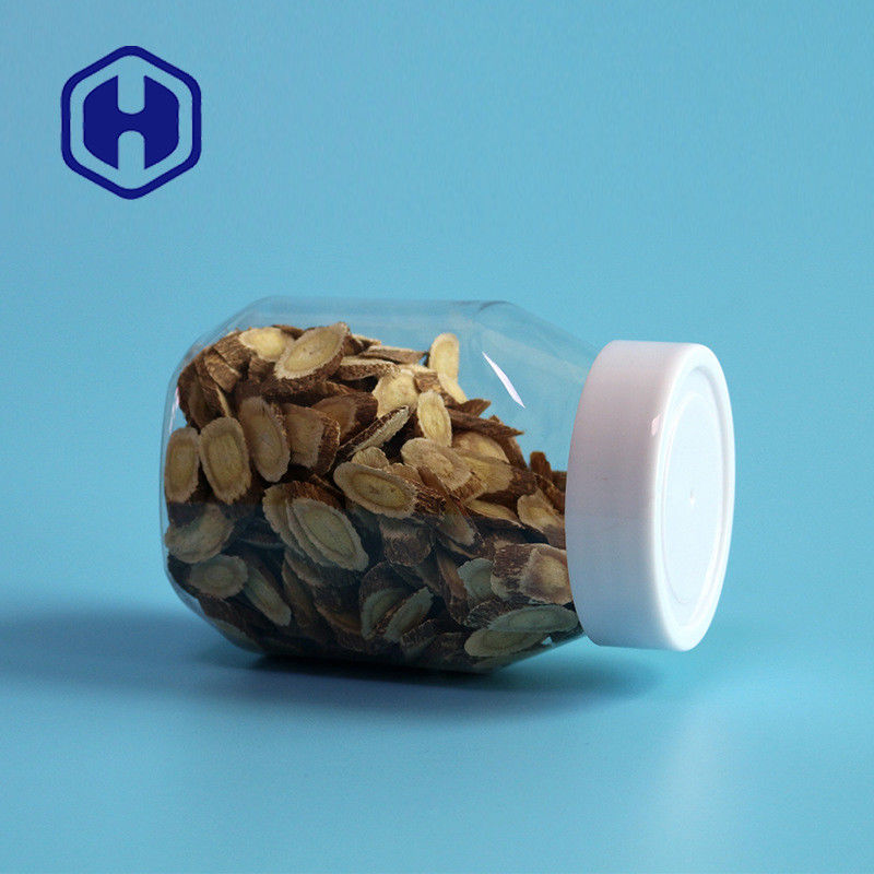 Toples Selai Kacang Plastik 390ml 13oz Nontoxic Warna Transparan