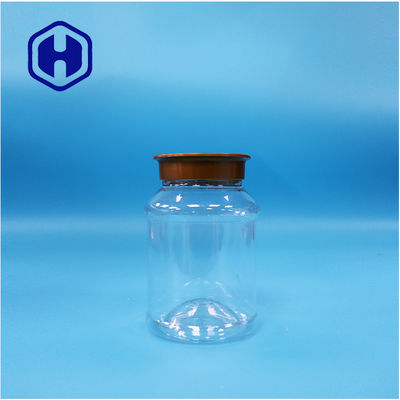 Bulat Jelas Makanan Kelas PET selai kacang Biskuit Kacang Permen Cabean gula toples