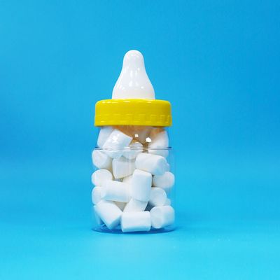 Grade Makanan Transparan PET Plastik Disegel Jar Screw Cap Untuk Makanan Permen Kue