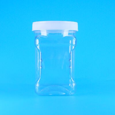 Emon Iris Cranberry Cookies Cumi Kering PET Tutup Plastik Bening Ulir Cengkeraman Stoples Food Grade