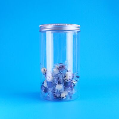 Kue Millet Cranberry Anti Bocor Kedap Udara Biji Melon Kupas Toples PET Bulat Tutup Ulir