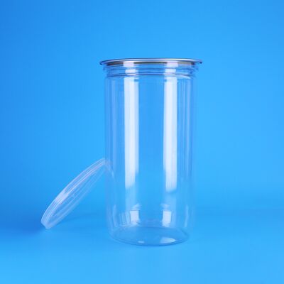 Food Grade Customizable Transparent Jars For Chocolate Dried Berries Seeds Leakproof