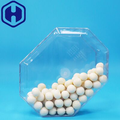 Kotak Kemasan Segi Delapan Plastik PET Permen Buah Kering Kacang Kue Kuki Food Grade