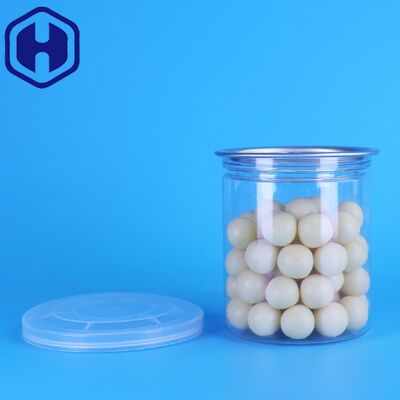 Wadah Plastik PET Bebas BPA 220ml dengan Tutup Mudah Dibuka untuk Kemasan Makanan Laut