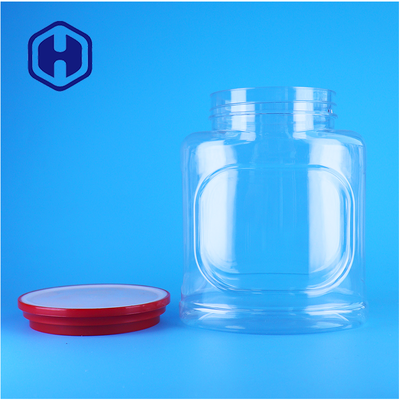 Pangan Grade Clear Plastic Jar Untuk Daun Teh Lolos Herbal Tea PET Packaging Produsen Pemasok