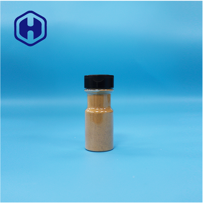 Plastik PET Food Grade Transparan 100ml Chilli Pepper Powder Spice Jar Penyaringan Tutup