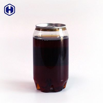 310ml Soda PET Transparan Dapat Wadah Minuman Plastik Daur Ulang Anti Bocor