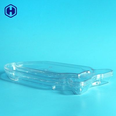 6oz Ikan Bentuk PET Kotak Kemasan Dapur Rumah Ramah Lingkungan