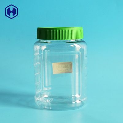 16OZ 480ML Leak Proof PET Jar Dengan Tutup Sekrup Hijau