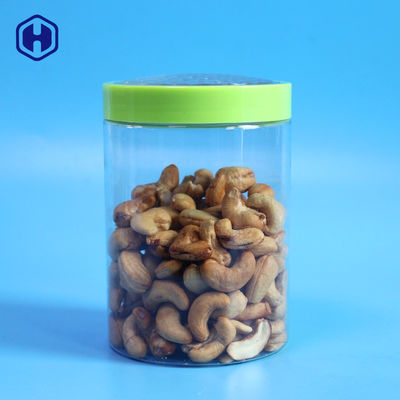 500ml 16.9oz EOE Lid PET Round Plastic Jar