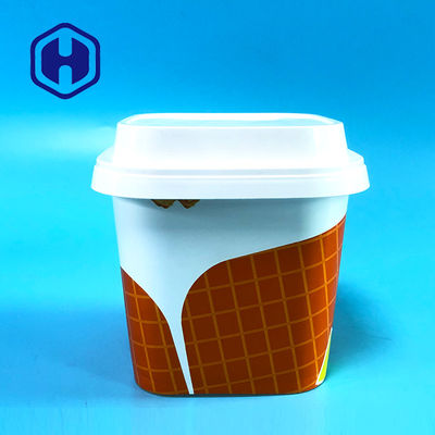 22oz IML Tubs untuk beku Kacau Kacang Es Krim Mango Kacang Kacang Shea Body Butter