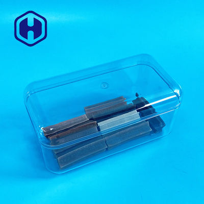 PET Dessert Candy Cookie Treat Kotak Plastik Persegi Untuk Kemasan Dapur DIY