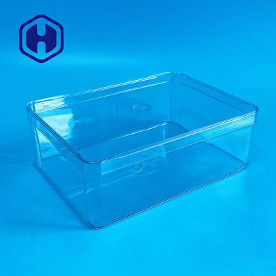 Rectangular Bpa Free 40oz PET Clear Plastic Box Tanpa Pegangan