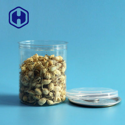 Kaleng Plastik Bening Anti Bocor 240ml Makanan Kering Kecil Diawetkan Plum 8oz