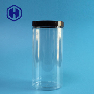 750ml Gelas Plastik Anti Bocor Sisi Lurus Jelas Kemasan Kumparan Kawat Panjang PET Mulut Lebar